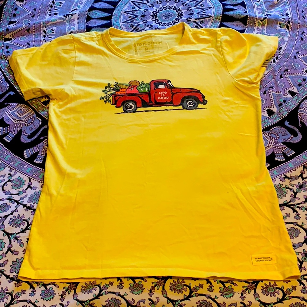 Veggie Truck Life Is Good Crusher Tee
